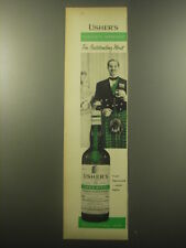 1959 Usher's Green Stripe Scotch Advertisement - Outstanding Merit picture