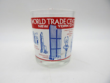 Vintage World Trade Center New York City Souvenir Cocktail Old Fashion Glass picture