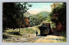 San Jose CA-California, Entering Tunnel, Scenic Train, Vintage Postcard picture