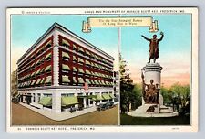 Frederick MD-Maryland, Francis Scott Key Hotel, Advertisement, Vintage Postcard picture