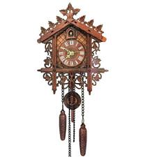 Cuckoo Wall Clock Vintage Antique Wooden Hanging Clock Home Living Room Decor picture