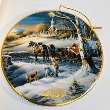 Terry Redlin Almost Home Vintage Porcelain Ornament 1994 The Hadley Collection picture