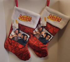2X Brand New Seinfeld Television Character Christmas Holiday Stockings Jerry picture