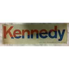 Authentic Vintage Kennedy for President Sticker 12.5 x 4 picture