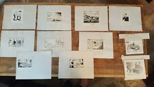 COLLECTION OF ORIGINAL DRAWINGS (36) - JOHNSON - CA 1940-1960's picture