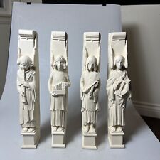 4  Facsimiles Ltd Angels          13 1/2” Musicians Gothic Medieval Wall Plaques picture