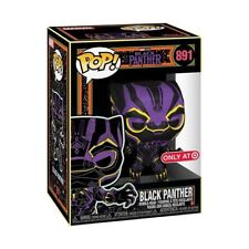Funko Pop Marvel #891 Black Panther Black Light Black Friday Target Exclusive picture