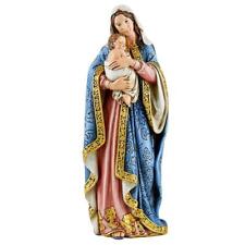 Antique Madonna and child Jesus Virgin Mary Chalkware Religious Statue picture