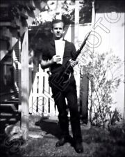 Lee Harvey Oswald Photo 8X10 Kennedy Assassination Rifle picture