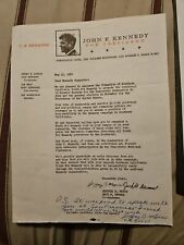 1960 Original John f kennedy for president Campaign Letter. Signed.  picture