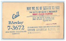 First Class Painter Edwards Employment Agencies Bronx NY Advertising Postcard picture
