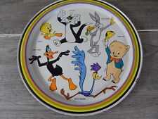 Vintage 1974 Looney Tunes Tin Platter Plate Tray Warner Bros picture