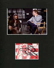 Jerry Bruckheimer Pirates of the Caribbean Signed Photo Display W/ Johnny Depp picture