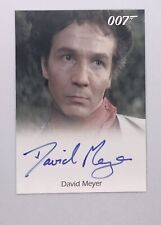 James Bond 50th Anniversary Series One David Meyer Autograph Card picture