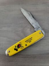 VINTAGE 1933 CHICAGO WORLD'S FAIR FOLDING POCKET KNIFE DISNEY MICKEY MOUSE  picture