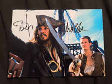 Johnny Depp & Orlando Bloom- Signed Photograph from 