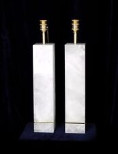 Pair Of Modern Rock Crystal Quartz Lamps picture