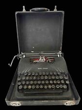 Vintage LC Smith Corona Silent Floating Shift Black Portable Manual Typewriter picture