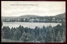 STE. ADELE Quebec Postcard 1910s Birds Eye View picture
