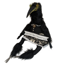 Gallerie II Joe Spencer Raven Doll Edgar Allen Poe Crow Figure Feathers Gothic picture