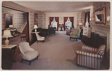 Postcard North Parlor in Equinox House, Manchester-in-the-Mountains NJ Vintage picture