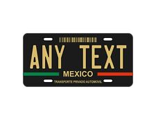 PLACA DECORATIVA PARA CARRO DE MEXICO / Car Plate Personalized Mexico Any Text picture