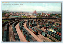 c1910 Freight Yards, Minneapolis Minnesota MN Unposted Antique Postcard picture