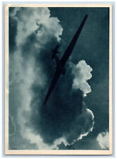 Czechoslovakia Postcard Sailing In Thermal Airplane Flying c1940's picture