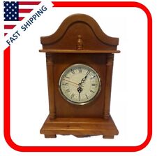 Vintage Solid Wood Hand Made Clock Digital Quarts Movement Westminster Chime picture