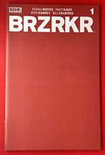 BRZRKR #1 Cover F Red Blank Sketch Variant LTD 1:10 2021 KEANU REEVES NM 9.2+ picture