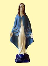 Ceramic Mother Mary Statue 12.5” Vintage (Read Description) picture