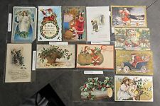 Lot Of 12 Antique Christmas Postcards picture