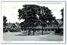 1945 Bob O'Link Country Club Highland Park Illinois IL Vintage Antique Postcard picture