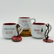 New Demdaco Mini Mug Espresso Ornament ￼Holds Standard Size Coffee Pods Set Of 3 picture