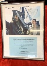 Johnny Depp - Framed And Glazed - Signed Photograph - COA - DC Autographs picture