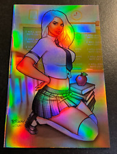 White Widow 5 Variant Bill McKay VERY RARE GGA SEXY Schoolgirl V 1 Absolute picture