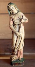 Our Lady Mary Kitchen Madonna Resin Statue Earth Tones picture