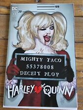 Harley Quinn 13 DC 2022 Adam Hughes Mugshot Catwoman 51 Homage Trade Variant picture