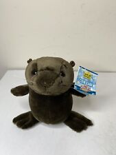 Wild Republic Sea Lion Coin Bank Brown with Sounds Stuffed Animal 7.5
