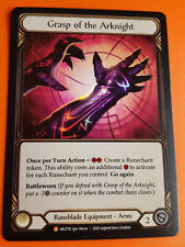 1x FOIL GRASP OF THE ARKNIGHT - Flesh and Blood - ARCANE RISING unl - Legendary picture