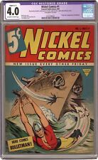 Nickel Comics #1 CGC 4.0 RESTORED 1940 4132188002 1st app. Bulletman picture