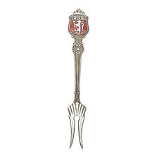 Norge Collectable Display Souvenir Cocktail Fork HS 60 GR Silverplate 4