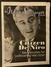OCTOBER 2004 ITALIAN NEWSPAPER ROBERT DENIRO COVER GOODFELLAS CASINO  picture
