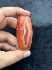 Beautiful Antique Indo Greco Bactrian Greek Natural Old Carnelian Big Bead picture
