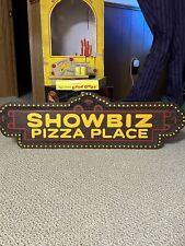 Extremely Rare Original Show Biz Pizza Place Sign/Chuck E Cheese picture