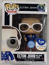 Funko Pop Rocks Elton John #63 FYE Exclusive Glitter Minor Box Damage picture