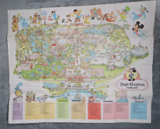Vintag 1979 Walt Disney World Magic Kingdom Guide Map 38