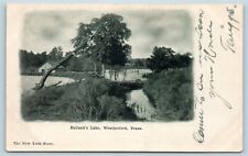 Postcard TX Weatherford Texas Holland's Lake c1906 View W7 picture