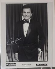 Casey Kasem Signed Autograph Signature 8x10 B&W Vintage Glossy Photograph picture