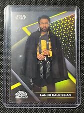 2022 Star Wars Topps Chrome Black Lando Calrissian /50, Solo: A Star Wars Story picture